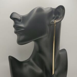 Gold Snake Chain Dangle Earrings | NWOT